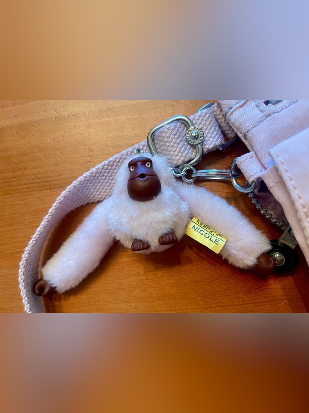 Kipling Eldorado Multi-Pocket Lightweight Light Lavender Crossbody Small Bag
